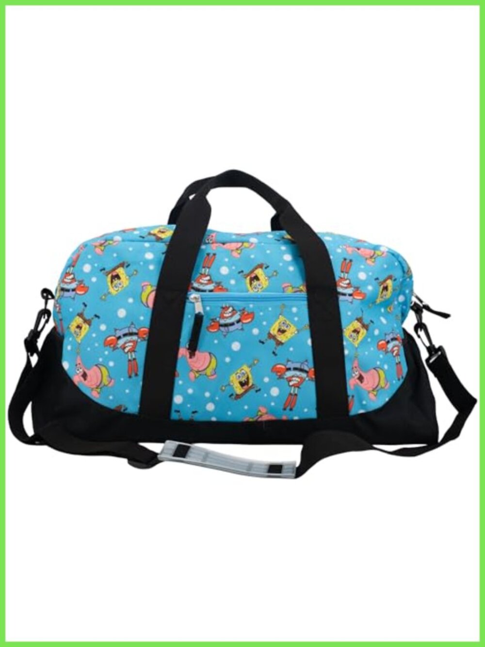 SpongeBob Duffle Bag 16 inch Travel Weekender Sleepover Bag